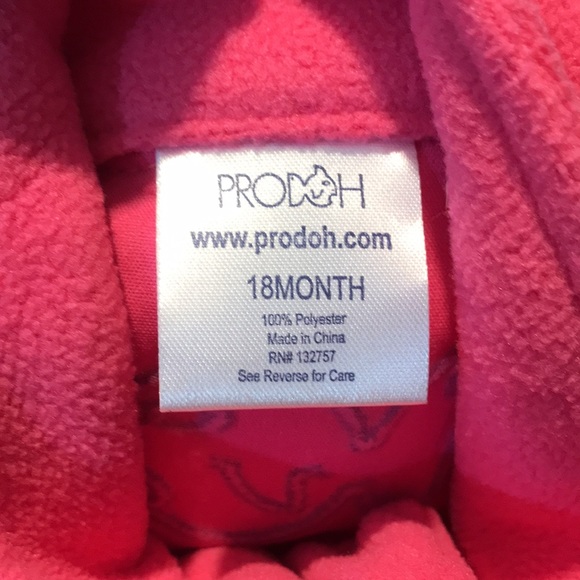 NWT Prodoh Outdoor Apparel Girl’s Pink Fleece Vest - Picture 8 of 14
